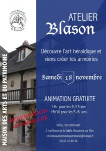 Atelier Blason - 18 nov 17