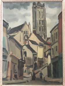 Rue à Beaumont (1942) - VANBER - Collection municipale