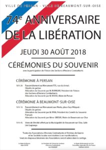 Cérémonie anniversaire Libération de Beaumont