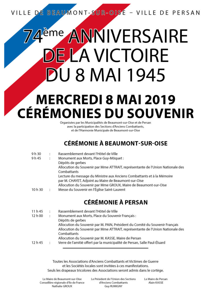 Affiche 8 mai 2019